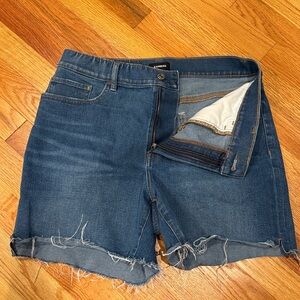 Express Classic Blue Denim Shorts